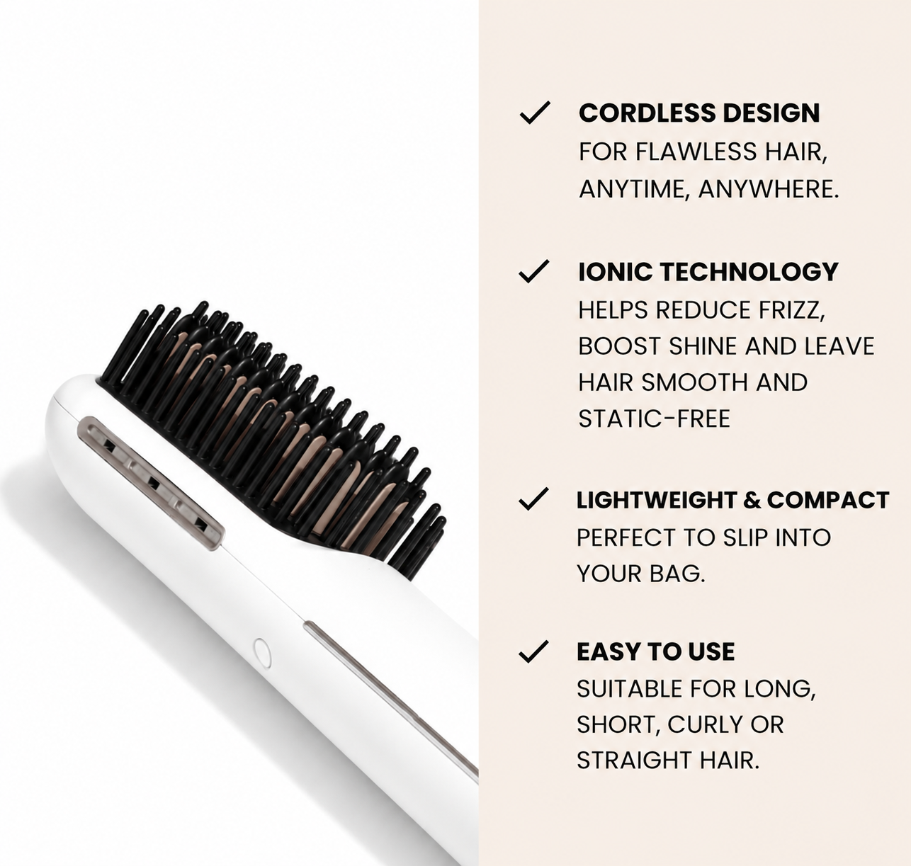 Vellavia Heat – Heated Straightening Brush