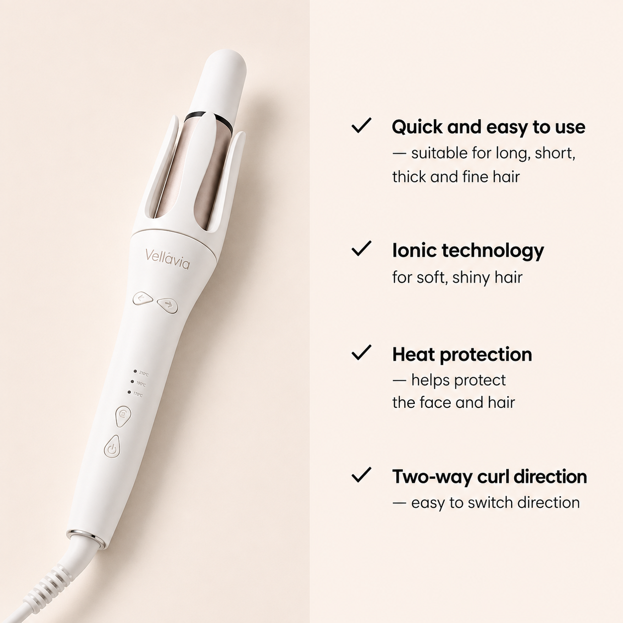 Vellavia Curl – Automatic Curling Iron